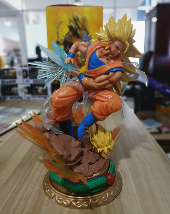Аниме Dragon Ball Z Super Son Goku с 2 головками боевой Ver. Коллекционная модель игрушек 30