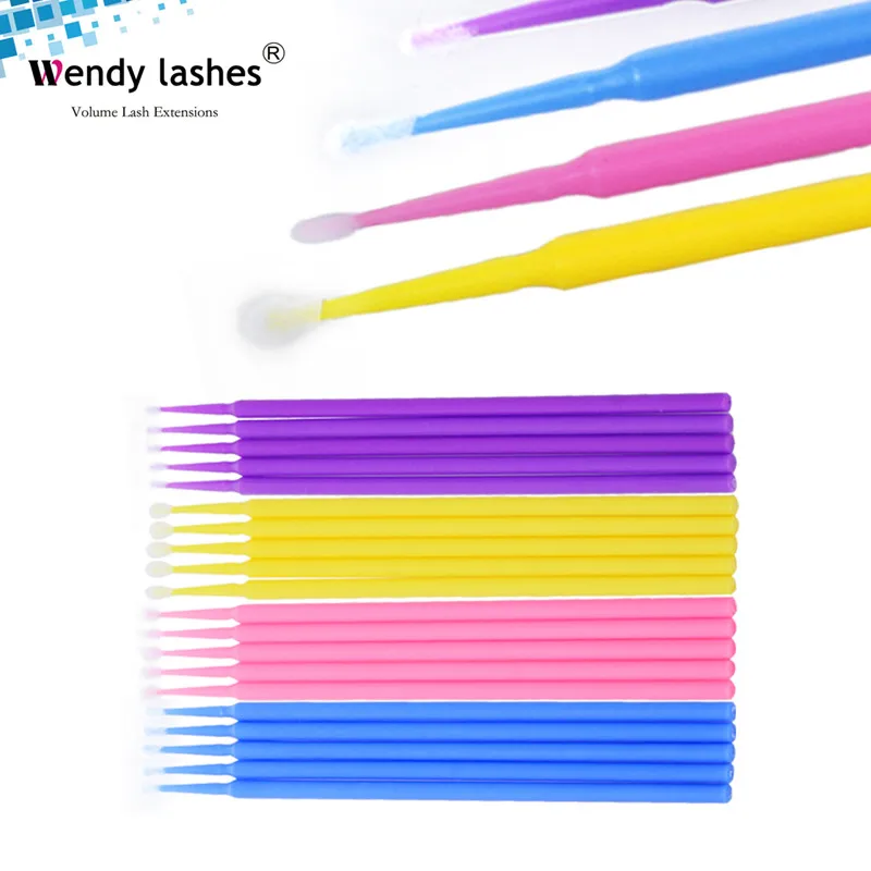 Кисти для макияжа инструменты наращивания ресниц одноразовая микро кисть