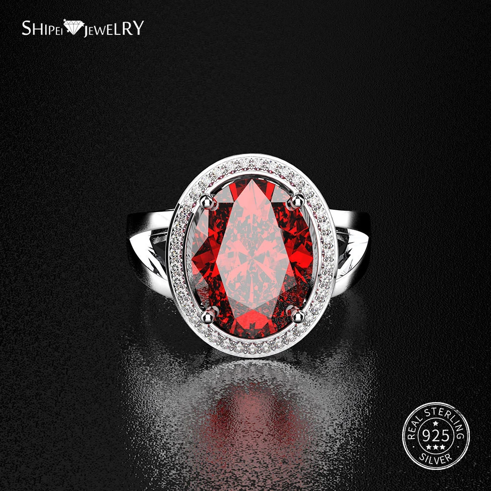 Женское Обручальное Кольцо Shipei ювелирное изделие из серебра 100% пробы с