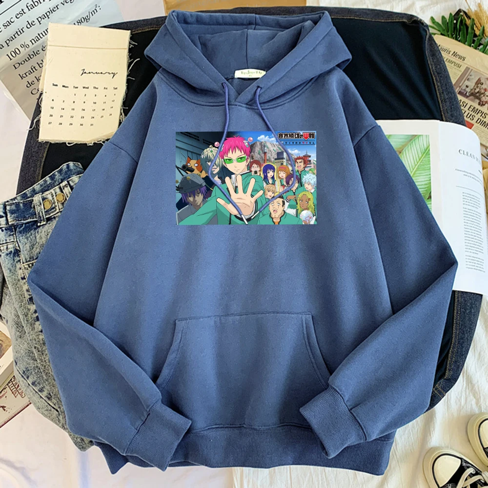 

Японская манга сайки K свитшот с принтом Мужские удобные брендовые топы унисекс термальные винтажные мужские толстовки