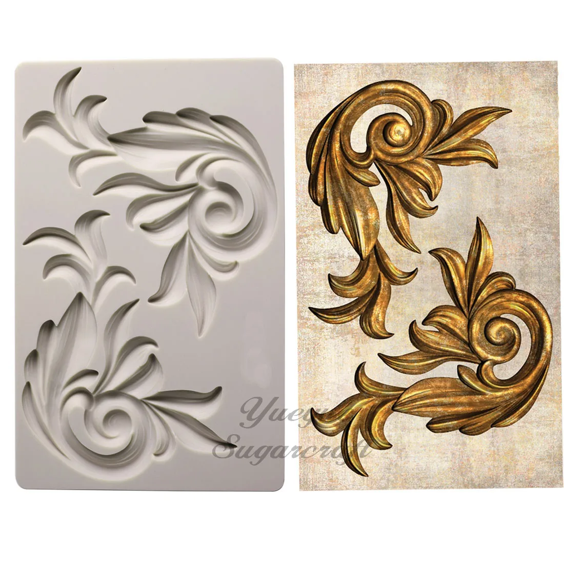 

Силиконовая форма для торта в виде листьев, форма для эпоксидной смолы формы для помадки, инструменты для украшения торта, шоколада, помадки...