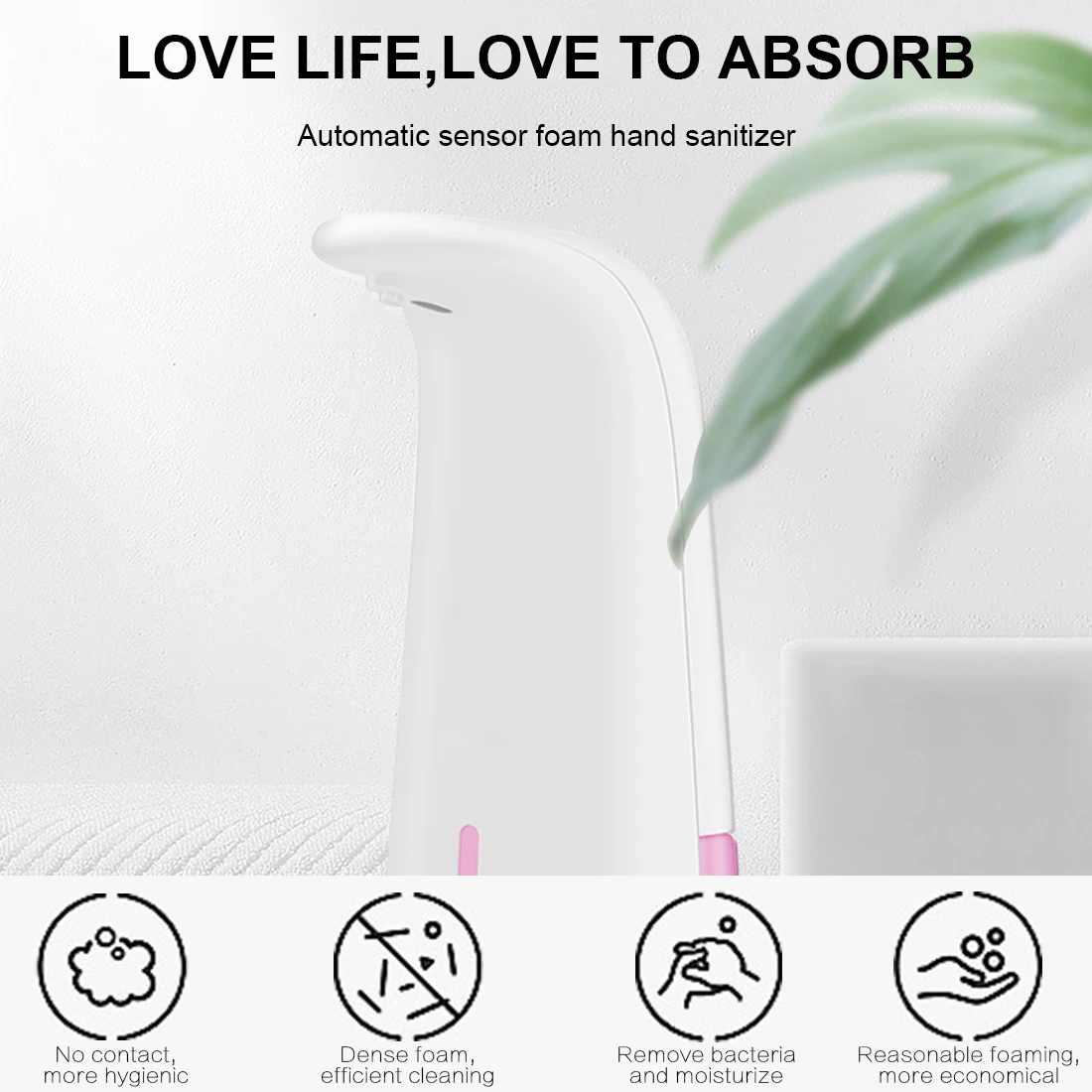 Диспенсер для мыла дозатор жидкого автоматический индукционный датчик