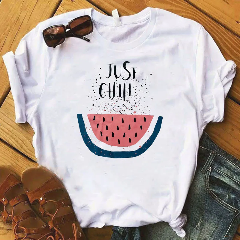

pineapple Printed T Shirts Women Tees Casual O-Neck Short Sleeve Harajuku Cool T-shirt Female Tops