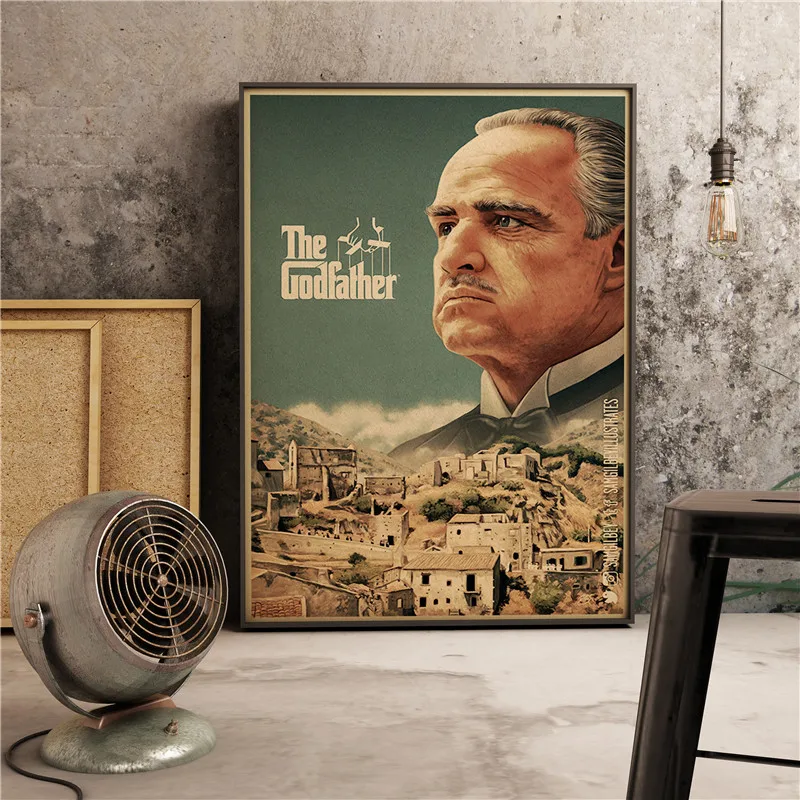 Классические кинофильмы плакаты крестного отца Постер для гостиной домашний