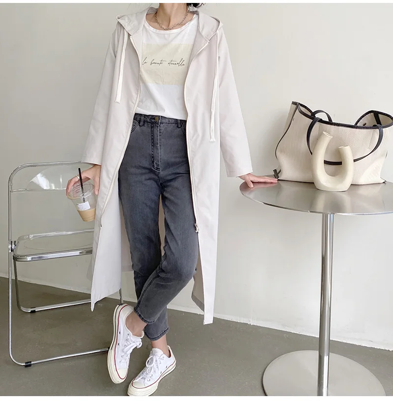 

new 2021 Women long sleeve cotton overcoats Irregular style Sexy long female outerwear hk087