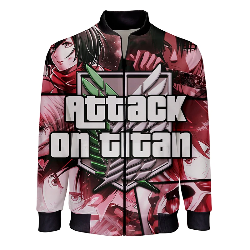 Обувь для косплея по аниме атака на Титанов 3D куртки с печатью мужчин/Женские