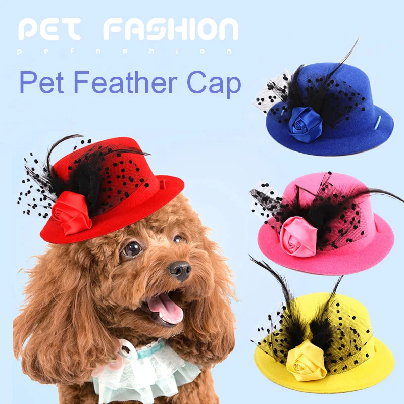 Женская шляпа для домашних животных собака кошка Тедди украшение модная