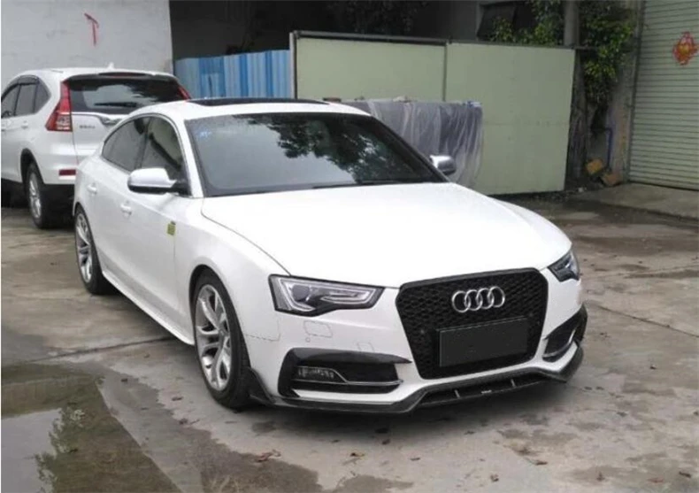 Передний и задний диффузор спойлер для Audi A5 S5 B8.5 2012-2016 из углеродного волокна