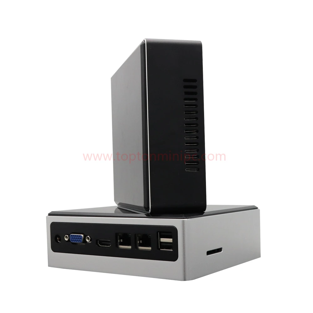 Palmsize Мини ПК Intel Core i5 8250U i7 8550U Windows 10 Pro 2* COM RS232 2* Lan с медным вентилятором WiFi HDMI VGA DP USB-C