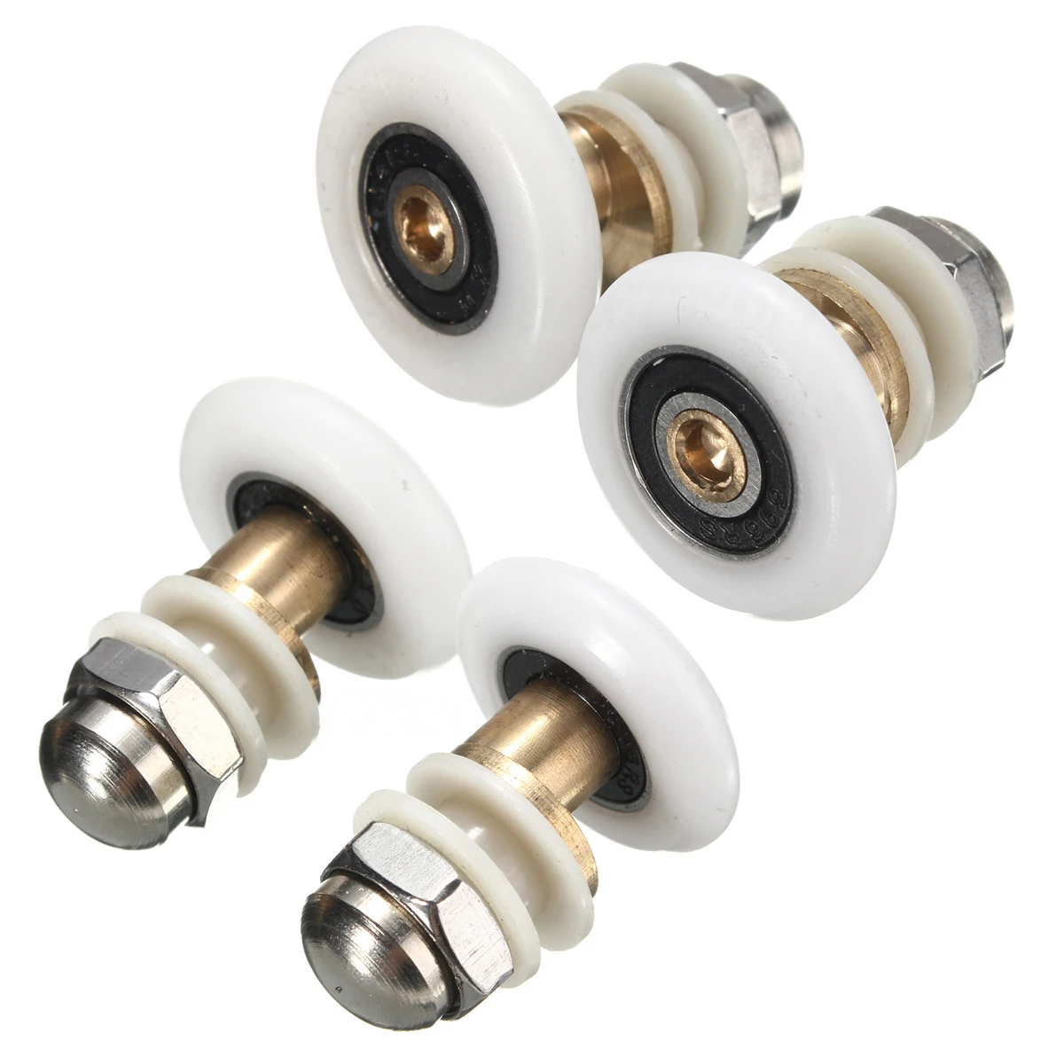 

8 x Replacement Shower Door Rollers Runner Pulley 27 mm Wheel Diameter