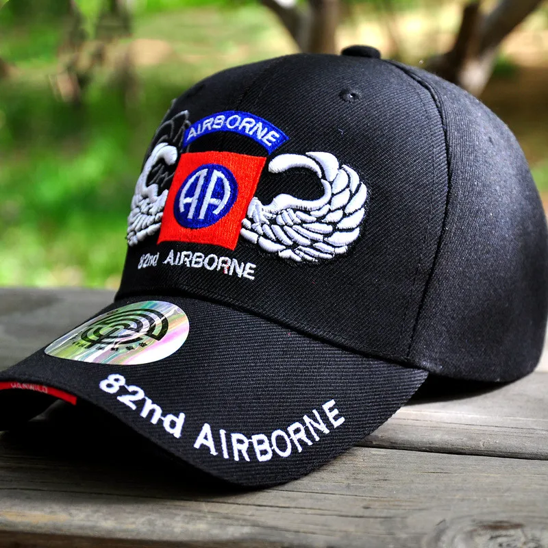 Новый Военная армия кепки для тренировок на улице 82nd airborne Бейсболка шляпа