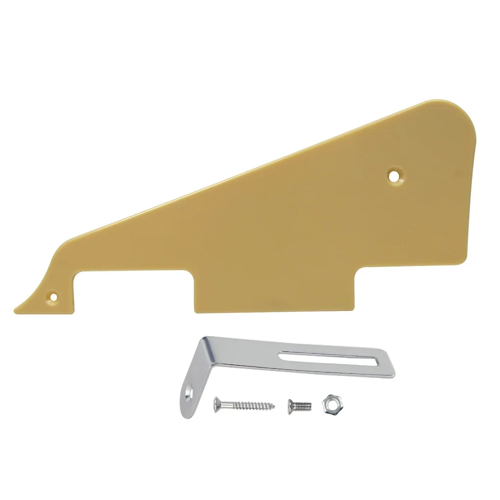 FLEOR пикгард LP Scratch Plate 1Ply с металлическим кронштейном для гитары в стиле