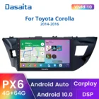 Dasaita автомобильный мультимедийный плеер, экран 10,2 дюймов, Android 10,0, 4 Гб 64 ГБ