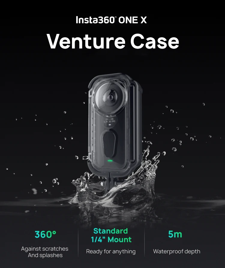 30 м Водонепроницаемый Чехол защитный чехол для Insta360 ONE X аксессуары экшн-камеры |