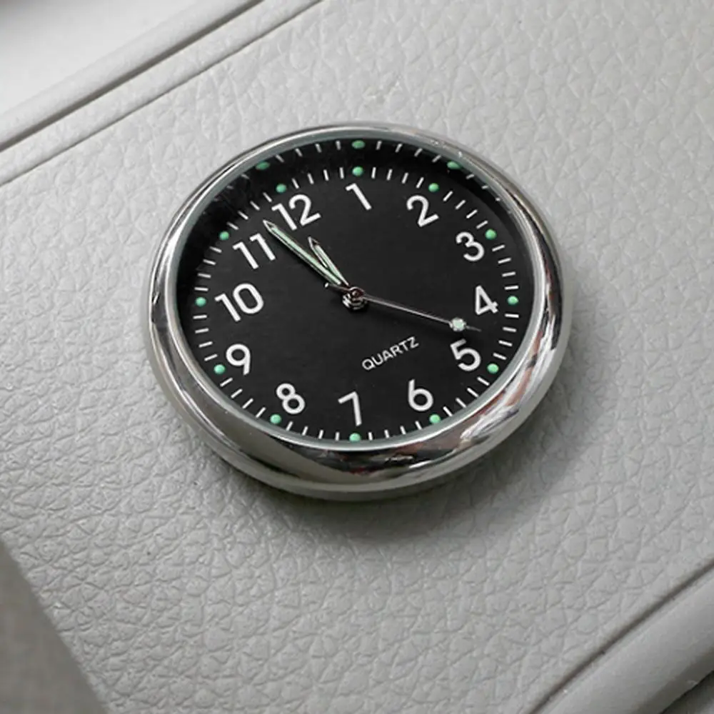 Светящиеся миниатюрные автомобильные цифровые часы с внутренней палочкой