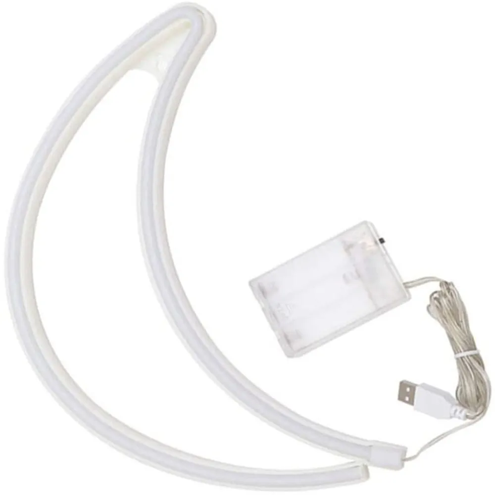 

Moon Neon Light LED Moon Sign Decor Light Wall Decor for Christmas Birthday Party Kids Room Living Room Wedding Party Decoration