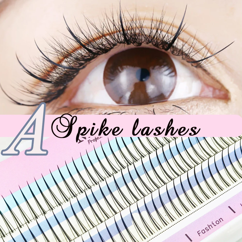 

Индивидуальные ресницы MIKIWI, натуральные А-образные ресницы для наращивания, 120 кластер для макияжа, ресницы из искусственной норки