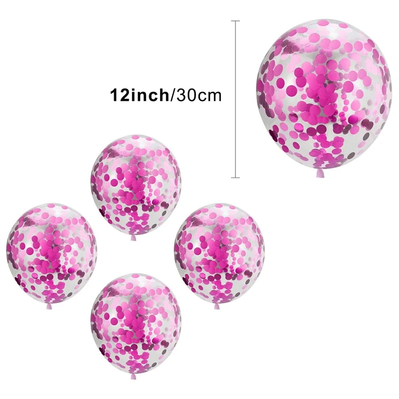 

100Pc Party Balloons Latex Balloons with Colored Paper Party Balloons Children's Easter Carnival Party Decoration