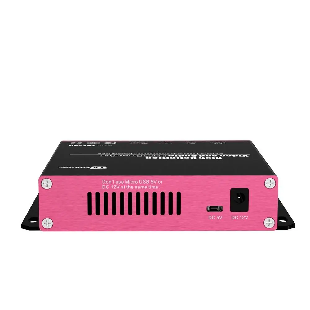 FMUSER FBE200 H.264/H.265 IPTV кодировщик для HD прямой трансляции поддержка M3U8 HLS IP