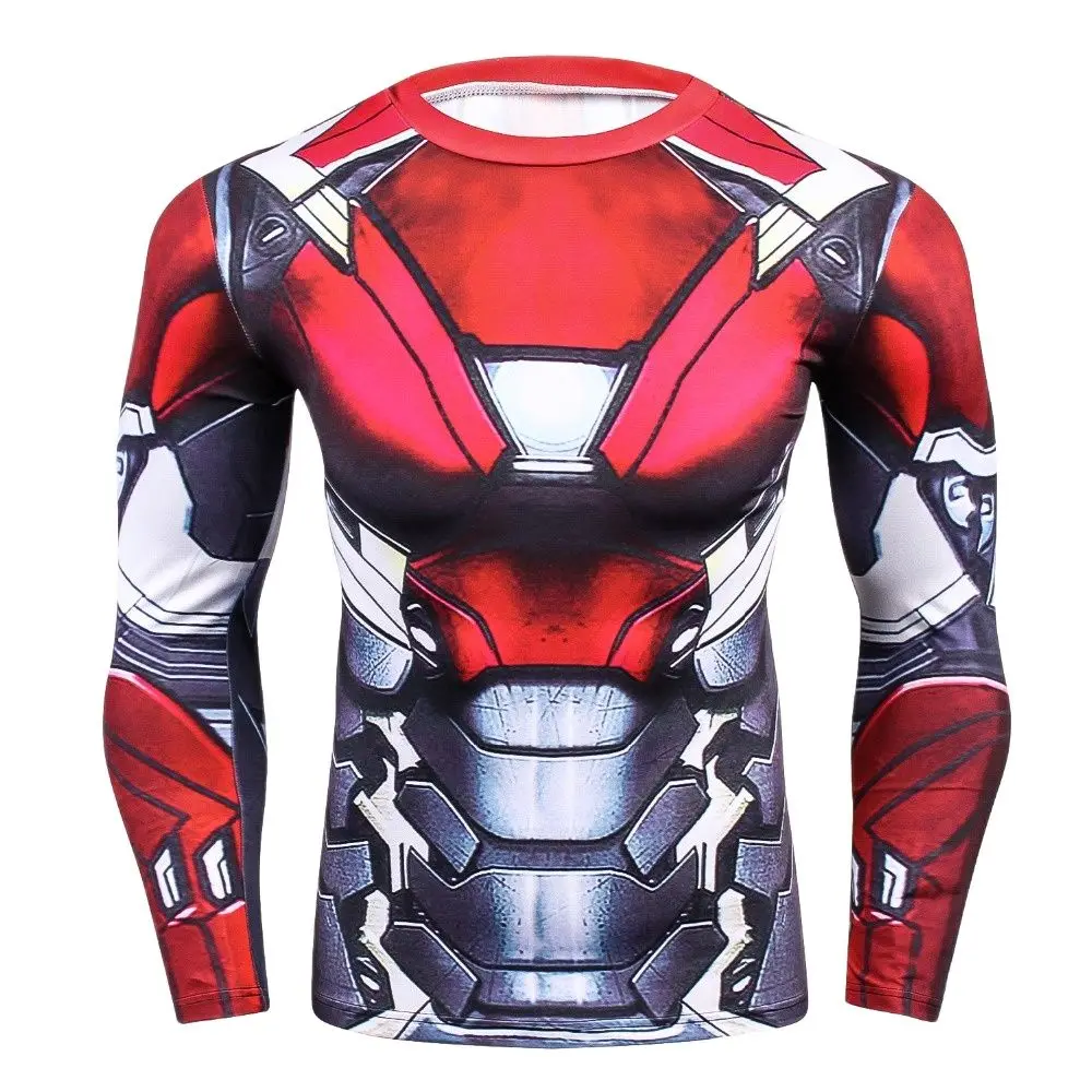 

2022 New Summer Men's Clothing T-shirt Quick-drying Long Sleeve Men Compression T-shirt Long Sleeve Layer Compression Gym Shirt