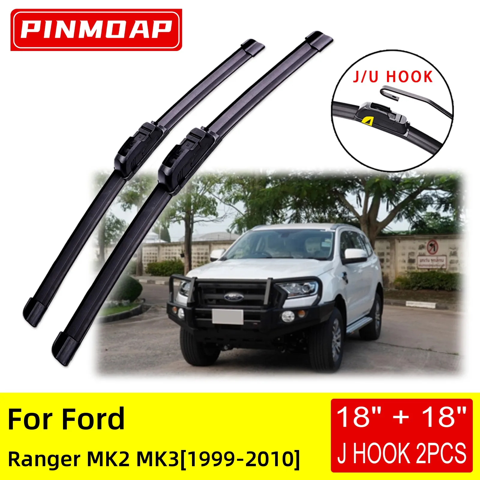 

Щетки стеклоочистителя передние для Ford Ranger MK2, MK3, 2001, 2002, 2003, 2004, 2005, 2006, 2007, 2008, 2009, 2010