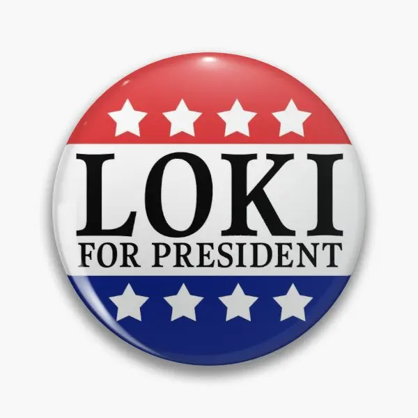 

President Of Mischief Customizable Soft Button Pin Women Funny Gift Jewelry Lover Clothes Creative Badge Cute Hat Collar Brooch