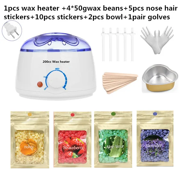 Прямая поставка 200cc мини-нагреватель для воска удаления волос эпилятор бровей