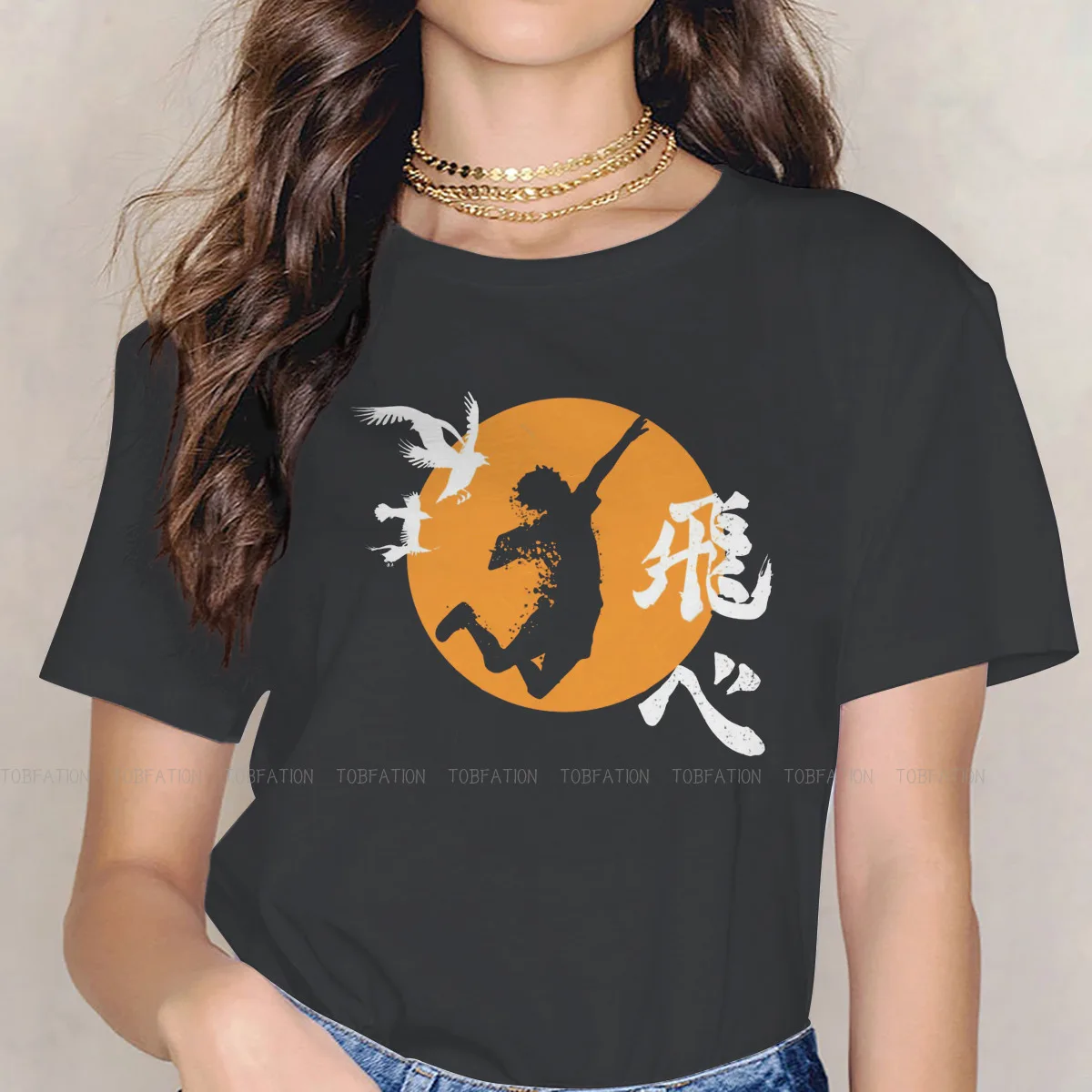 

Haikyuu Junior Volleyballer TShirt for Woman Girl OYA OYA OYA Soft Tee T Shirt 4XL New Design Fluffy
