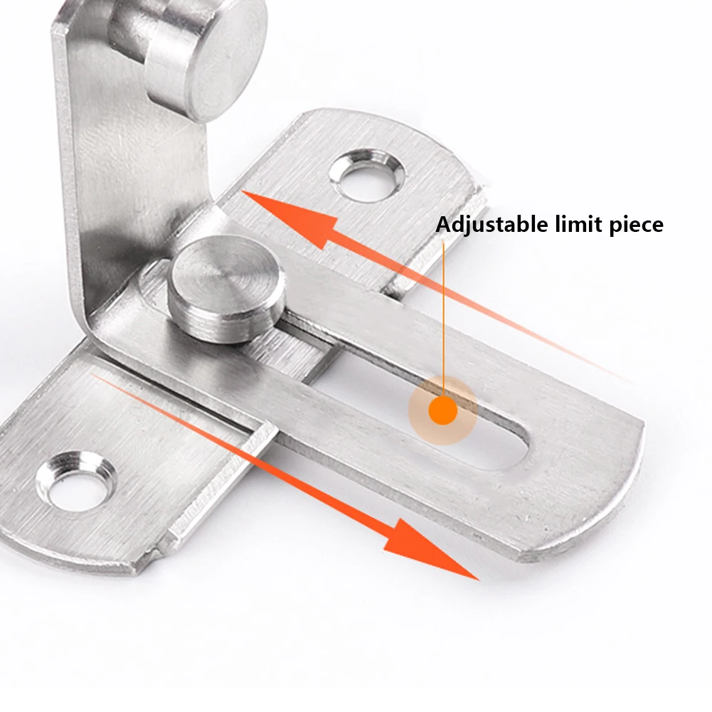 Задвижка для двери сарая из литой стали декоративная пряжка с прямым углом