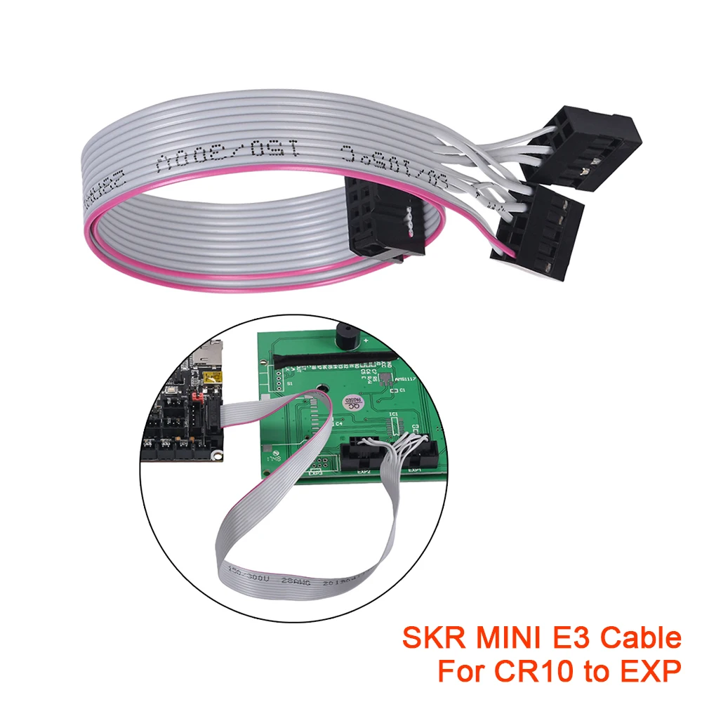 Кабель интерфейсный SKR MINI E3 V2.0 LCD12864 DIP TFT24 2 в 1 специальный кабель 30 см детали для