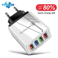 fast charge mobile phone wall charger quick 3 charge for iphone 12 samsung xiaomi redmi note 9 pro usb portable power adapter