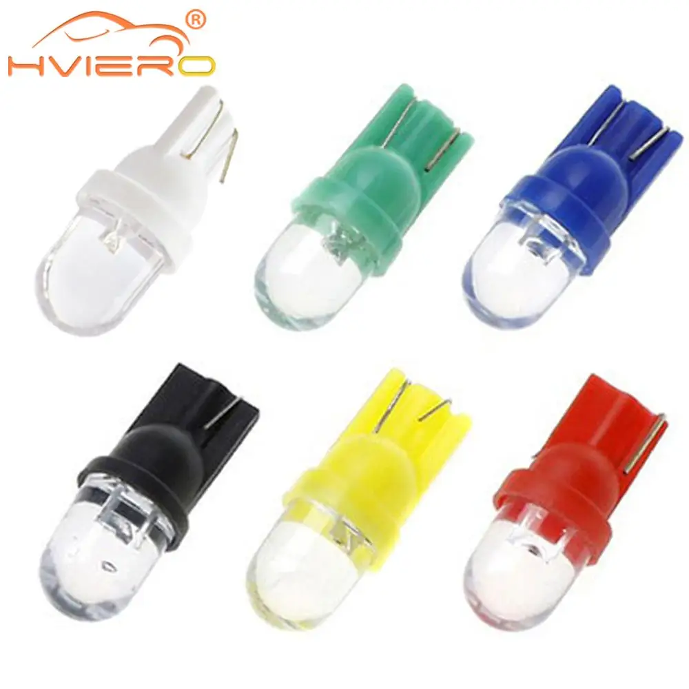4X белый красные синие Зеленый Желтый RGB T10 W5W 168 194 1Led автомобильный клиновидный