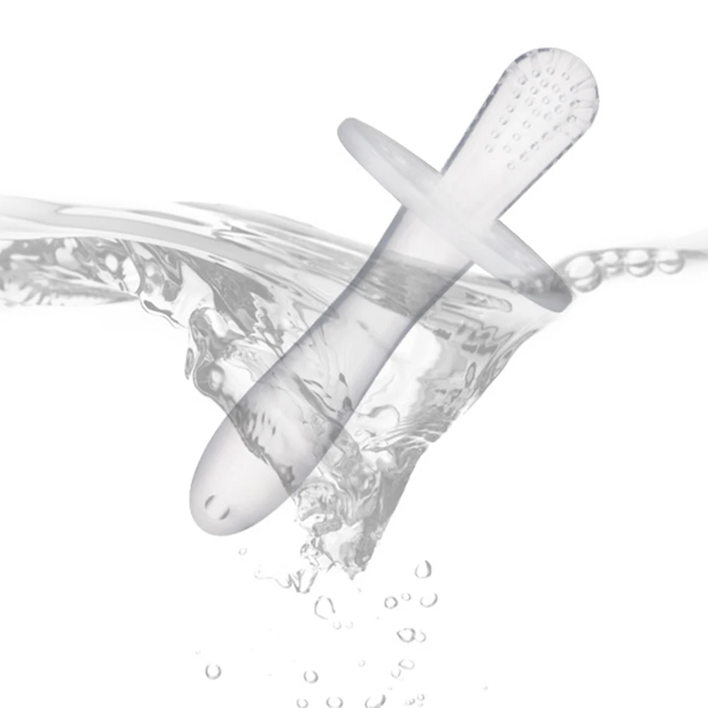 Детский ручной мягкий силиконовый Прорезыватель для зубов устройство ухода за