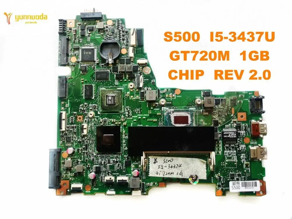 Оригинальная материнская плата для ноутбука Lenovo S500 модель I5 3437U GT720M 1 Гб чип REV 2 0
