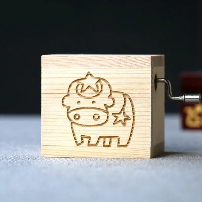 Креативные созвездия деревянная музыкальная шкатулка ремесла Козерога ручная