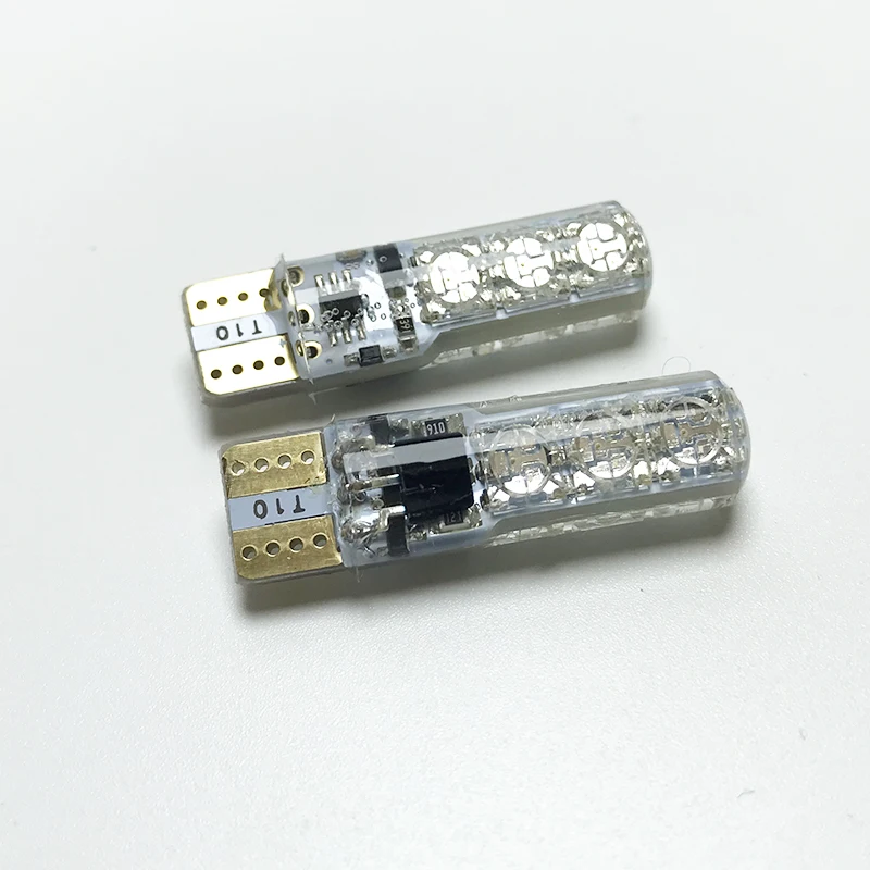 HochiTech 4 шт. T10 W5W RGB светодиодные автомобильные лампы с дистанционным управлением 194