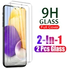 2 шт., защитное закаленное стекло для Samsung A72 A71 A70 A70s A7 2018 A750f