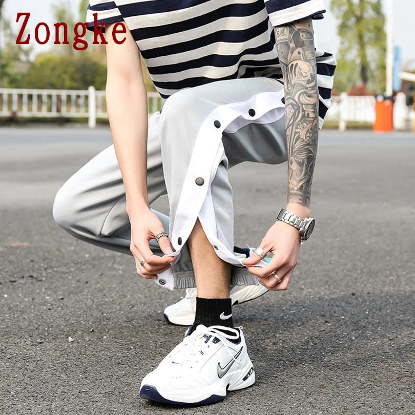 

Zongke Harem Men's Pants Harajuku Men Clothing Korean Style Trousers Men Pants Streetwear Ankle-Length M-3XL 2021 New Arrivals