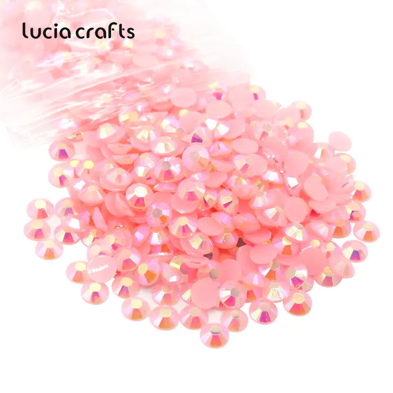 Lucia crafts 4/5 мм AB Flatback полимерные Стразы сделай сам мобильный телефон дизайн ногтей