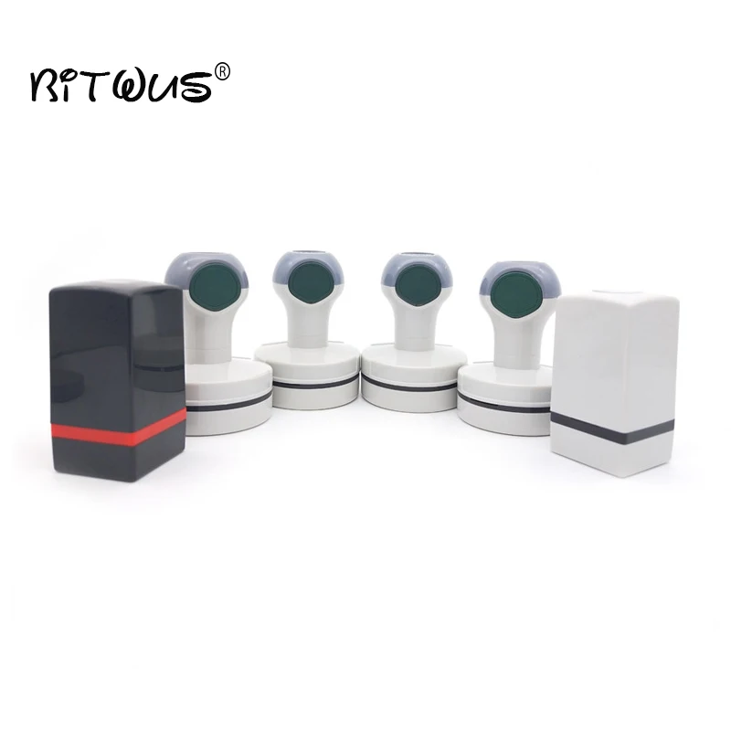 Настраиваемый офисный штамп Стандартная Круглая форма Синий/Красный/Черный