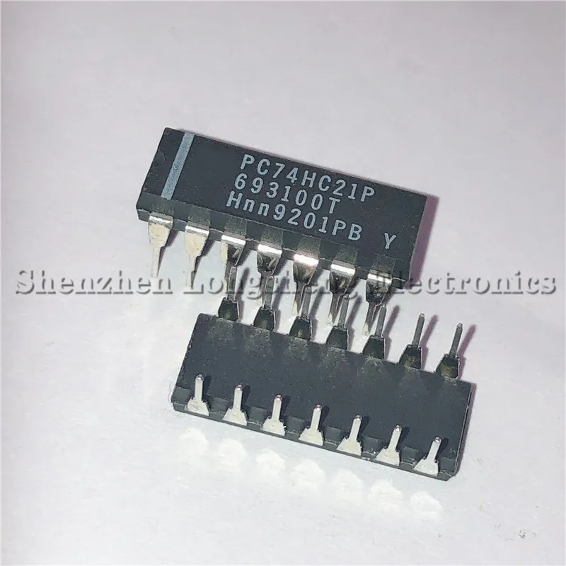 10 шт./лот Новый 74HC21 SN74HC21N DIP 14 Logic Gate и инвертор|Интегральные схемы| |
