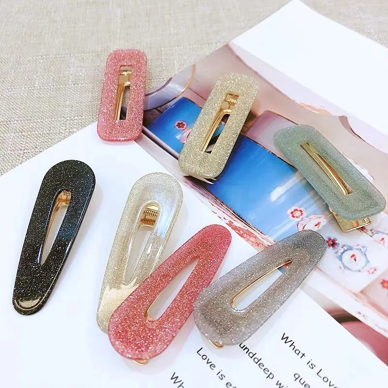 

New upgraded Hair Accessories Hair Clips For Women Hairpins Colorful Water-shaped Hairgrip Hair Barrettes Headwear Fashion