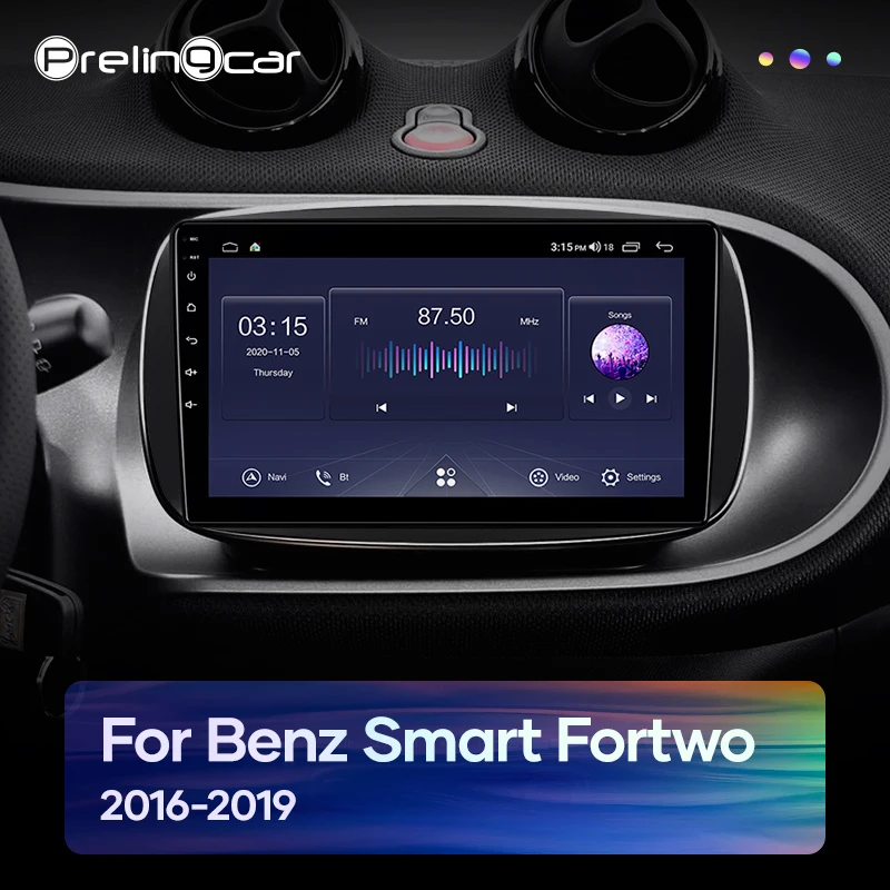 Prelingcar Android 10 0 без DVD 2 Din Автомобильный Радио Мультимедиа Видео плеер навигация GPS