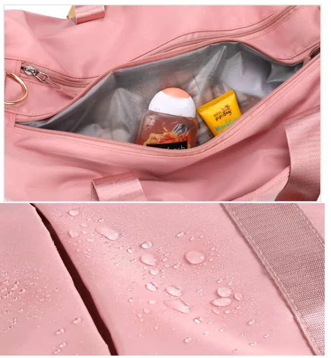 Large Capacity Waterproof Oxford Travel Bag Unisex Zipper Fitness Gym Storage Handbag Shoulder Messenger Bag Duffle Luggage