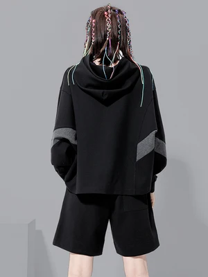 

women's wear personality Hoodie port style