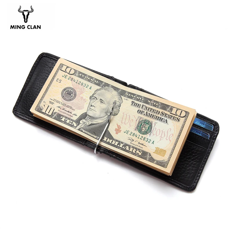 Модные черные кошельки известного бренда высокого качества из натуральной кожи