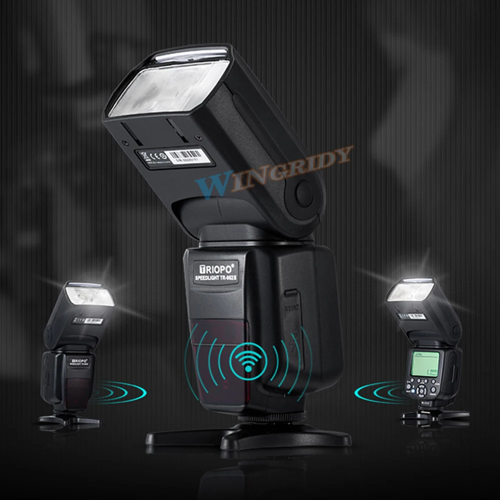 TRIOPO TR 982III высокоскоростная синхронная ttl вспышка 1/8000 с ЖК дисплеем беспроводной
