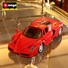 Модель Автомобиля Ferrari enzo Bburago 1:24, литье под давлением, металлическая модель, детская игрушка, подарок для парня, коллекция автомобиля из искусственного сплава