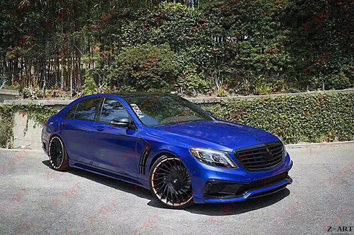 Z-ART комплект расширителей колесных арок ДЛЯ Mercedes Benz S CLASS W222 prefacelift тюнинговый Комплект кузова для Mercedes Benz S CLASS retrofit body kit