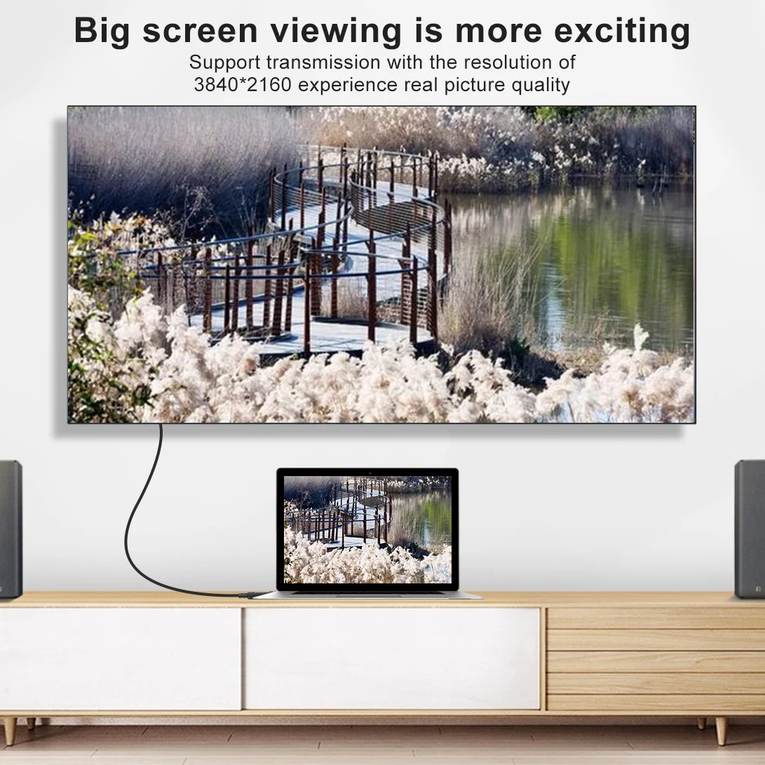 Волоконно оптический кабель высокоскоростной HDMI совместимый 2 0 Поддержка 4K @ 60Hz